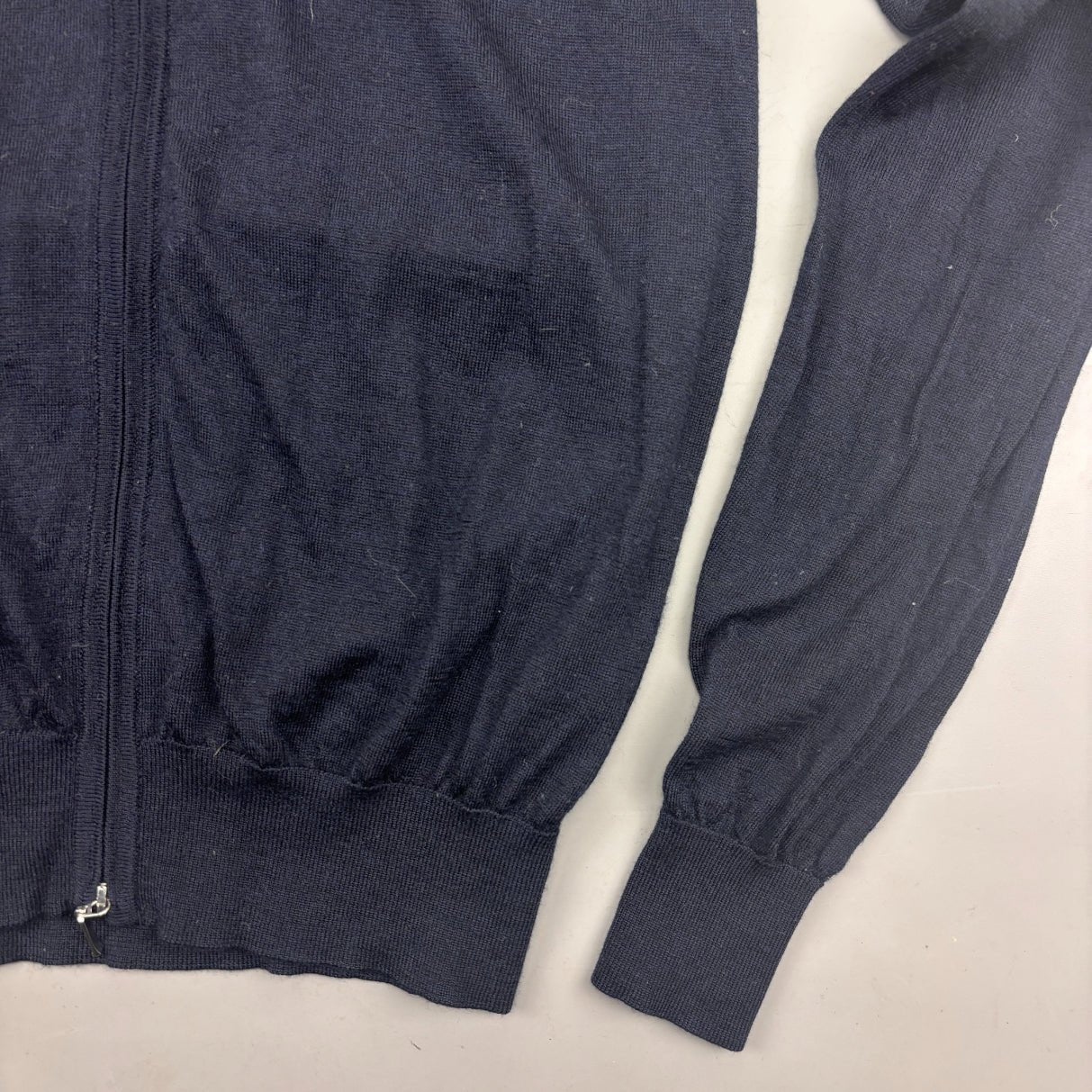 Blue Suitsupply Zip Vest - Men S - Very Good - Revaleur