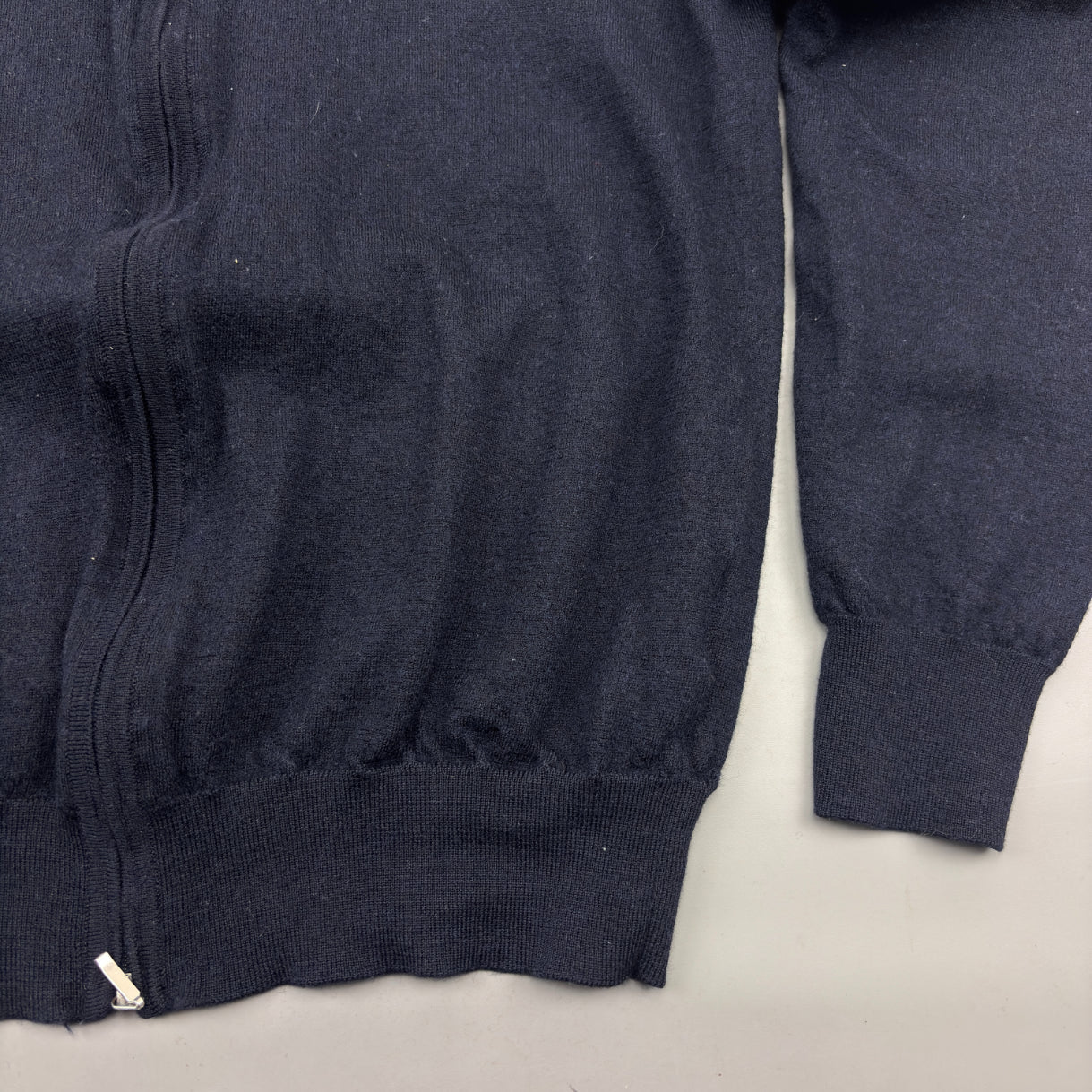 Blue Suitsupply Zip Vest - Men XS - Very Good - Revaleur