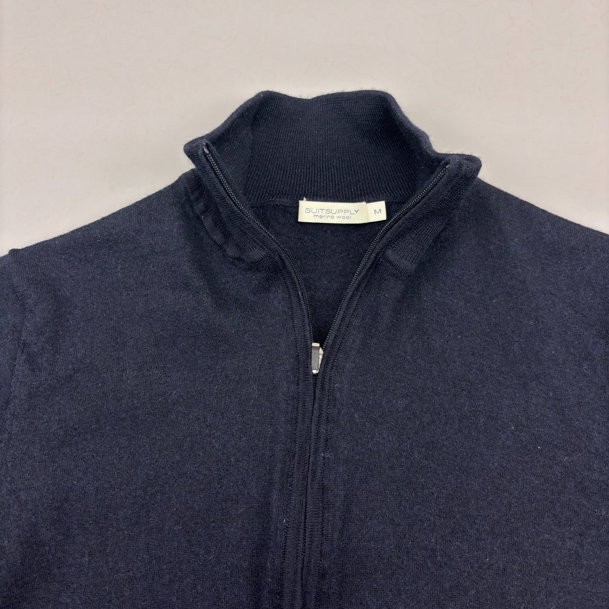 Blue Suitsupply Zip Vest - Men XS - Very Good - Revaleur