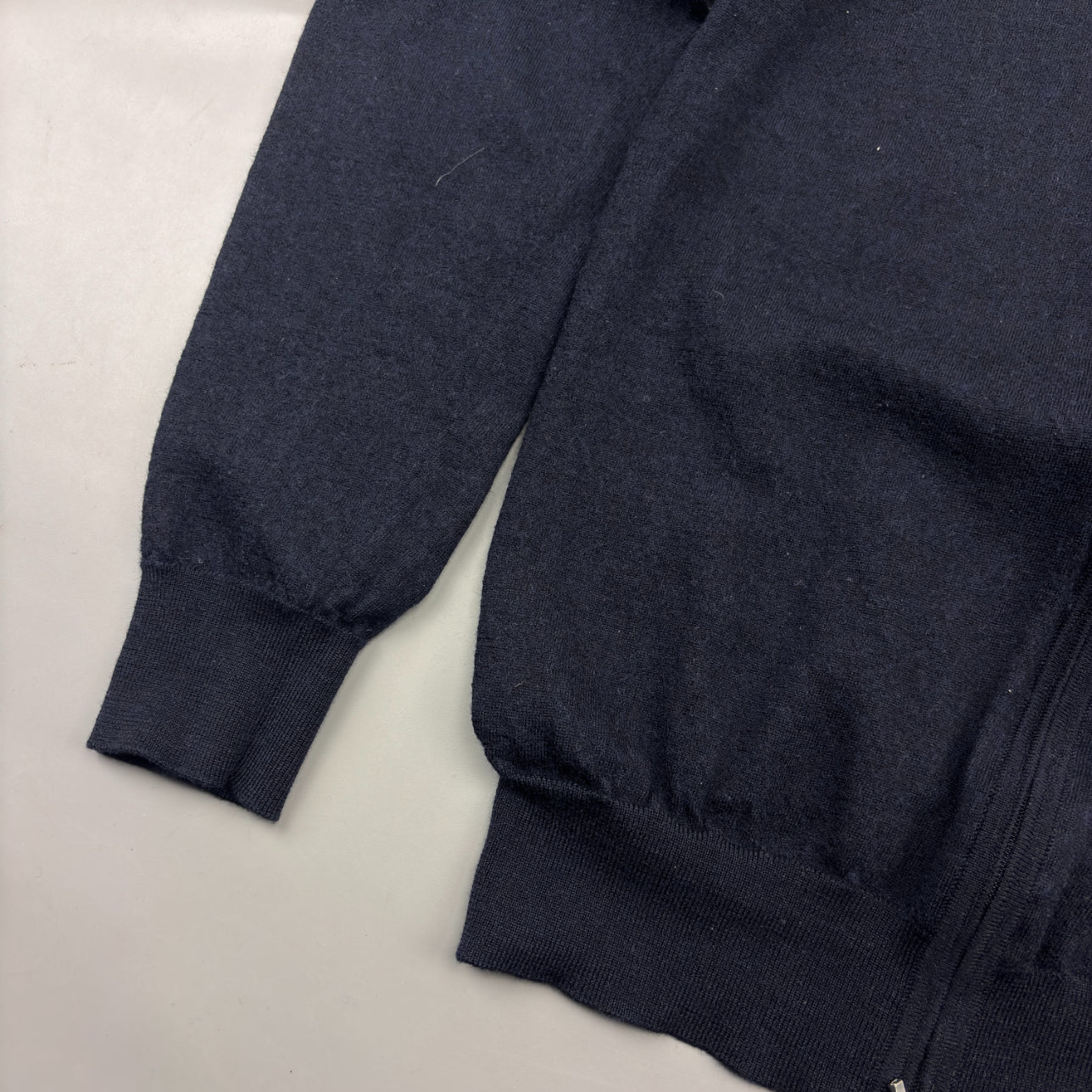 Blue Suitsupply Zip Vest - Men XS - Very Good - Revaleur