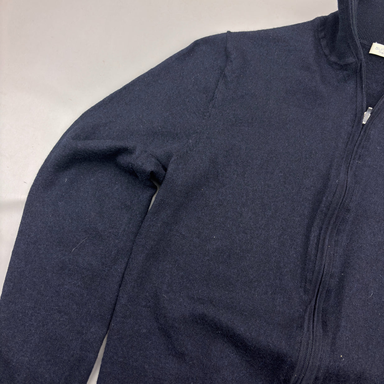 Blue Suitsupply Zip Vest - Men XS - Very Good - Revaleur