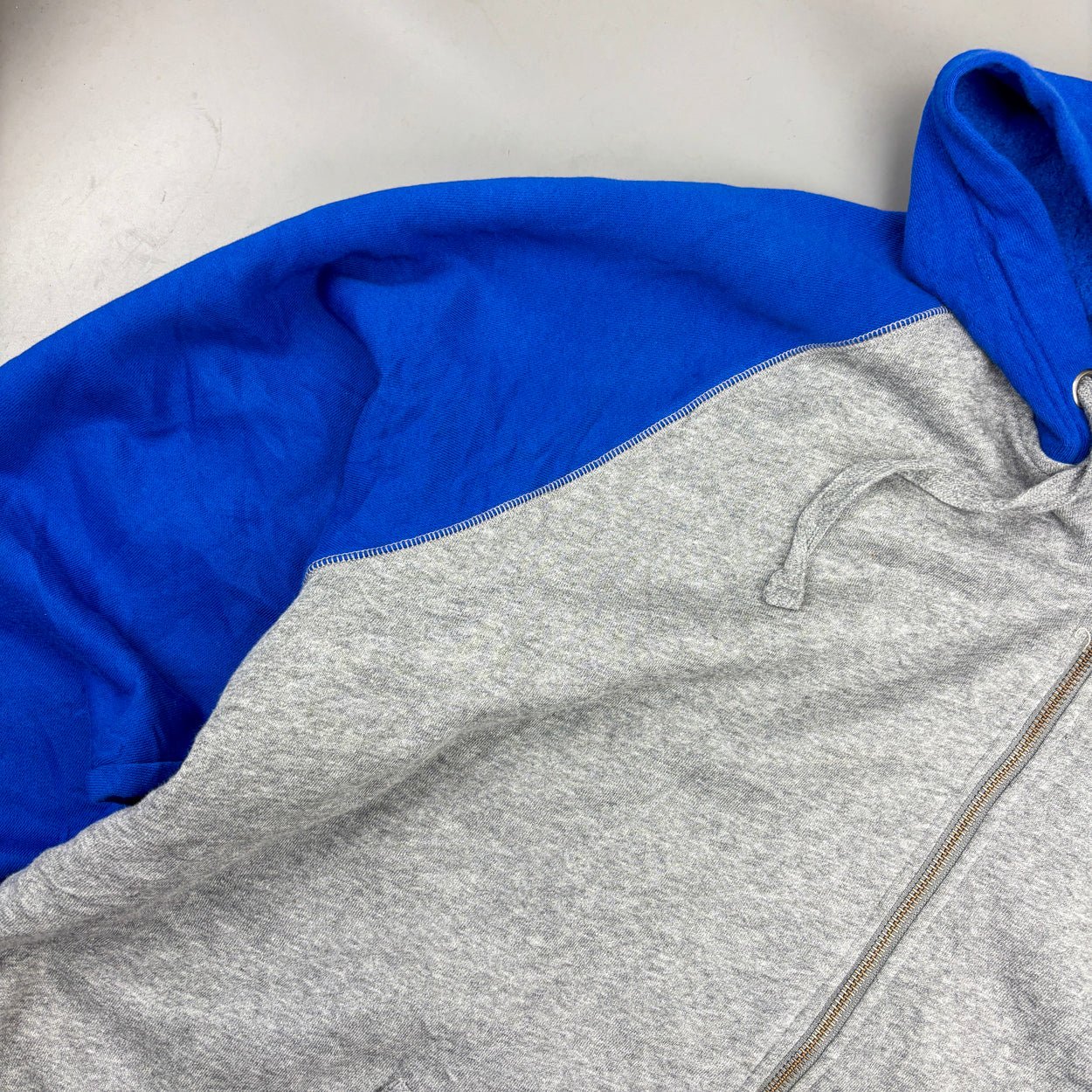 Blue/Grey Ralph Lauren Zip Vest - Men 3XL - Very Good - Revaleur