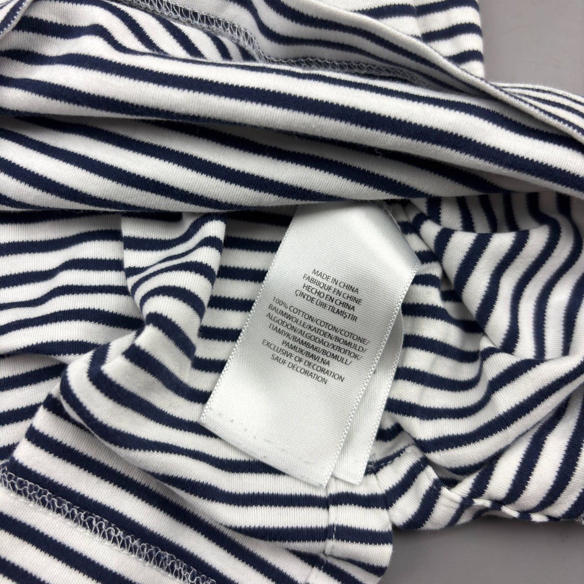 Blue/White Ralph Lauren Polo Shirt - Men L - Very Good - Revaleur