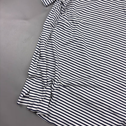 Blue/White Ralph Lauren Polo Shirt - Men L - Very Good - Revaleur