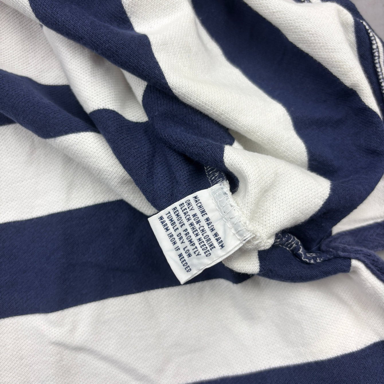 Blue/White Ralph Lauren Polo Shirt - Men M - Very Good - Revaleur