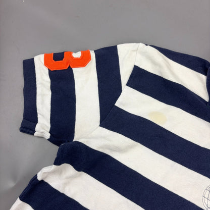 Blue/White Ralph Lauren Polo Shirt - Men M - Very Good - Revaleur