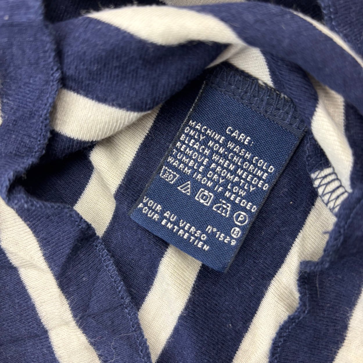 Blue/White Ralph Lauren Turtleneck - Women M - Very Good - Revaleur