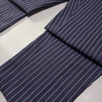 Blue/White Striped Suitsupply Suit Pants - XL - New, Never Worn - Revaleur