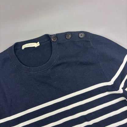 Blue/White Suitsupply Jumper - Men XS - Very Good - Revaleur