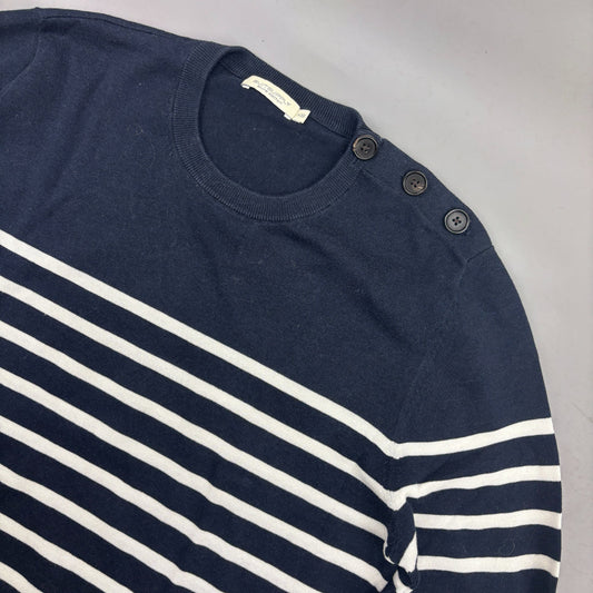 Blue/White Suitsupply Jumper - Men XS - Very Good - Revaleur