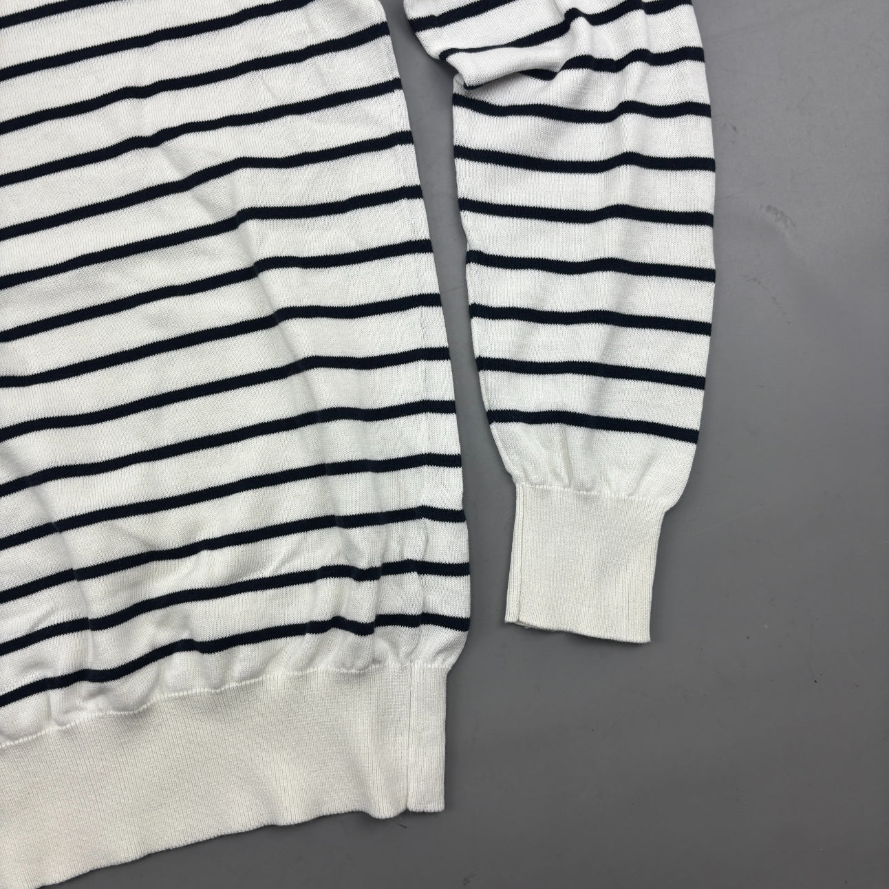 Blue/White Suitsupply Jumper - Men XS - Very Good - Revaleur