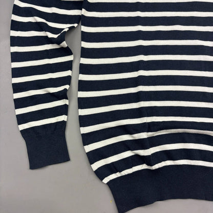 Blue/White Suitsupply Jumper - Men XS - Very Good - Revaleur