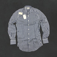 Blue/White Suitsupply Shirt - Men 38 - New With Tags - Revaleur