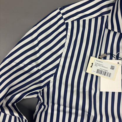 Blue/White Suitsupply Shirt - Men 38 - New With Tags - Revaleur