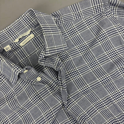 Blue/White Suitsupply Shirt - Men 39 - Very Good - Revaleur