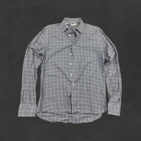 Blue/White Suitsupply Shirt - Men 39 - Very Good - Revaleur