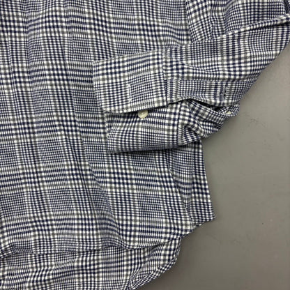 Blue/White Suitsupply Shirt - Men 39 - Very Good - Revaleur