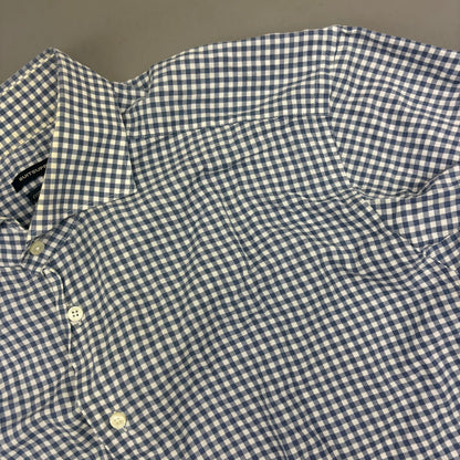 Blue/White Suitsupply Shirt - Men 43 - Very Good - Revaleur