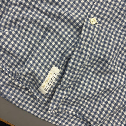 Blue/White Suitsupply Shirt - Men 43 - Very Good - Revaleur