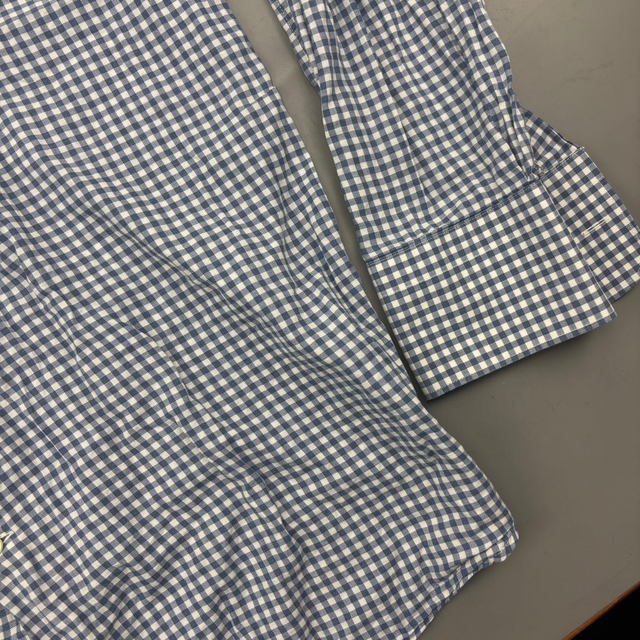 Blue/White Suitsupply Shirt - Men 43 - Very Good - Revaleur