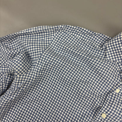 Blue/White Suitsupply Shirt - Men 43 - Very Good - Revaleur