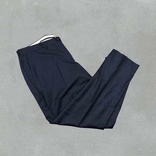 Blue/White Suitsupply Suit Pants - Men W40 - New With Tags - Revaleur