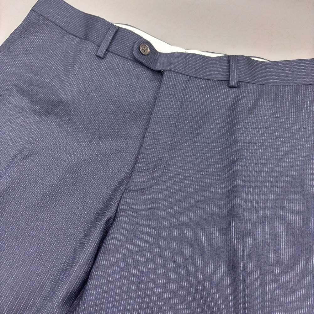 Blue/White Suitsupply Trousers - W38 - New - Revaleur