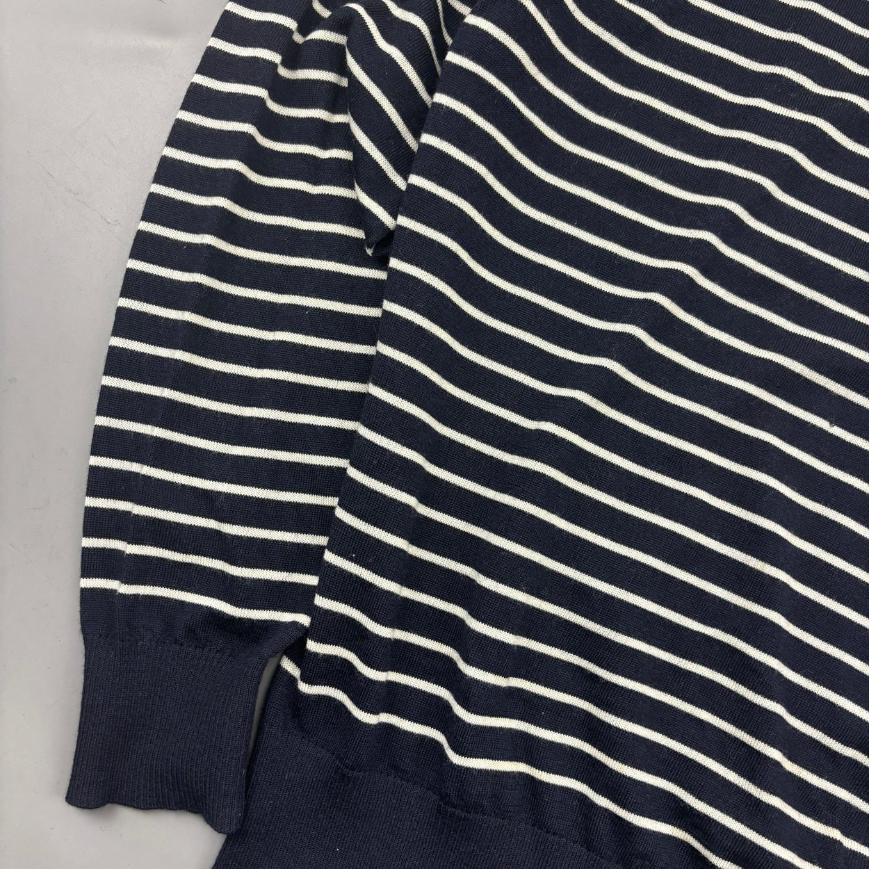 Blue/White Suitsupply Turtleneck - Men XL - New - Revaleur