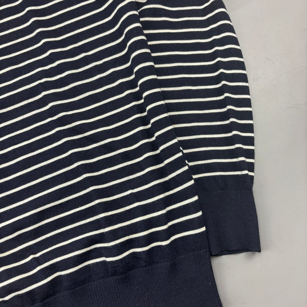 Blue/White Suitsupply Turtleneck - Men XL - New - Revaleur