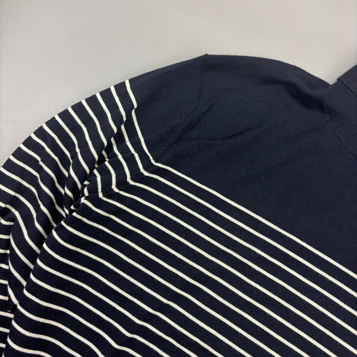 Blue/White Suitsupply Turtleneck - Men XL - New - Revaleur