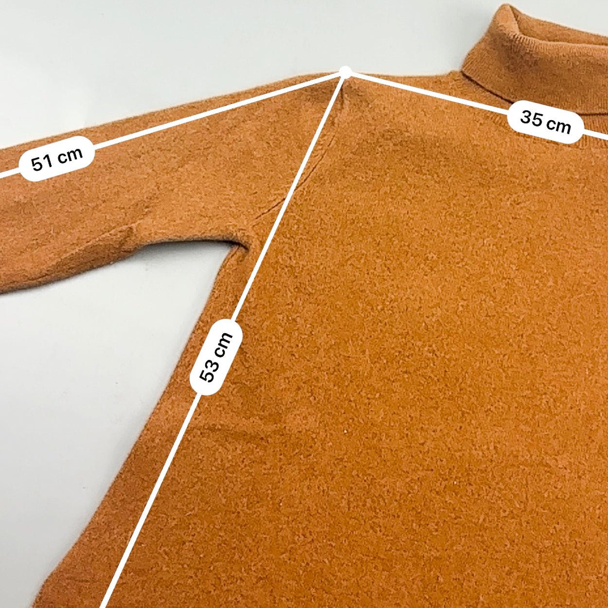 Brown Massimo Dutti Turtleneck - Women M - Very Good - Revaleur