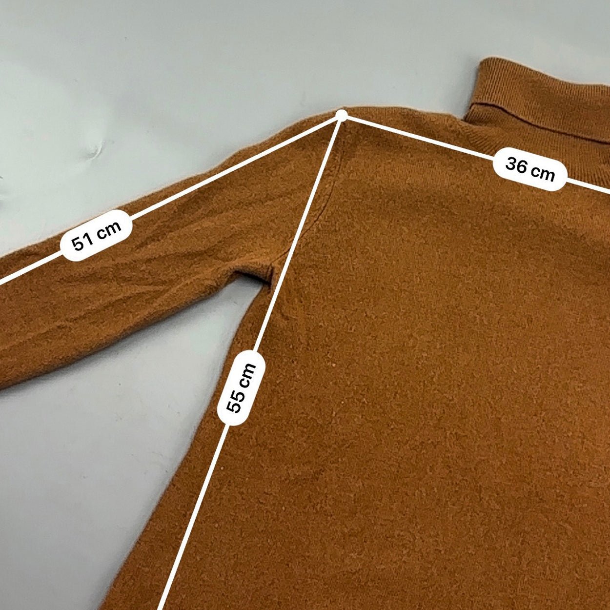 Brown Massimo Dutti Turtleneck - Women XXS - Very Good - Revaleur