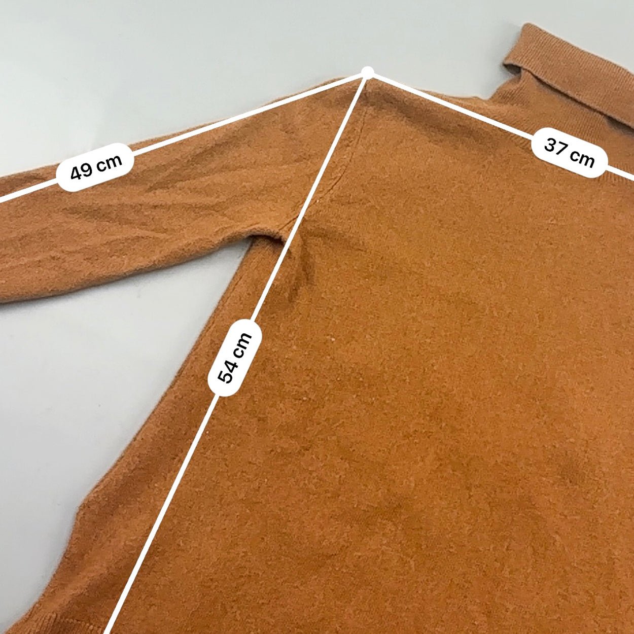 Brown Massimo Dutti Turtleneck - Women XXXS - Very Good - Revaleur