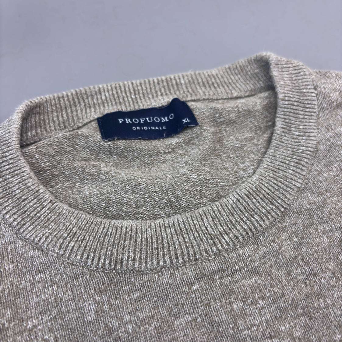 Brown Profuomo Jumper - Men XL - Very Good - Revaleur