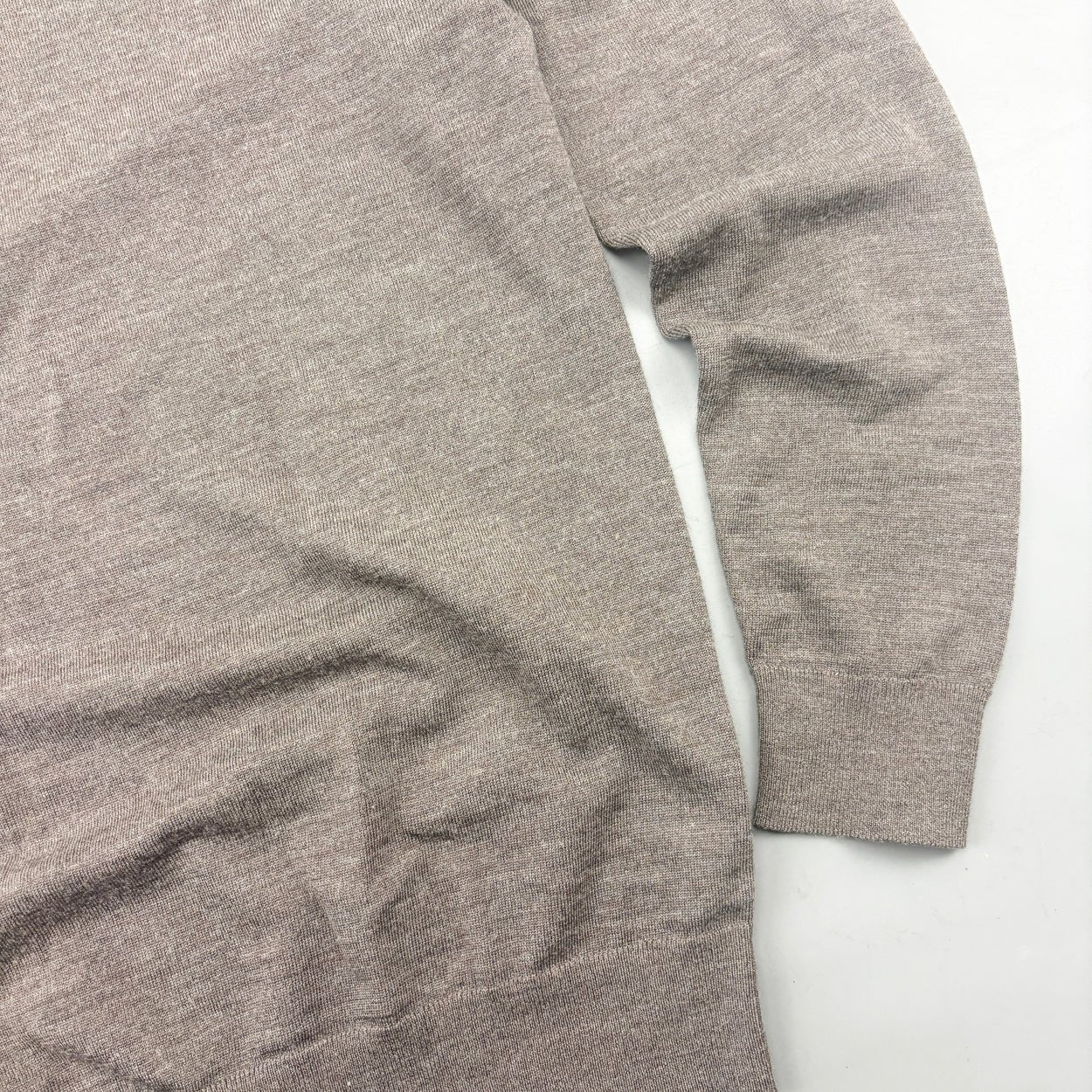 Brown Profuomo V - neck Sweater - Men M - Very Good - Revaleur