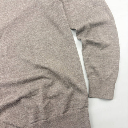 Brown Profuomo V - neck Sweater - Men M - Very Good - Revaleur