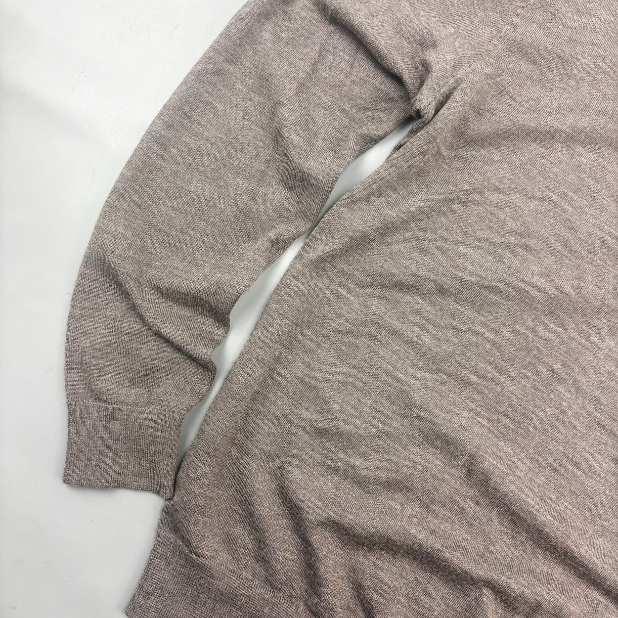 Brown Profuomo V - neck Sweater - Men M - Very Good - Revaleur