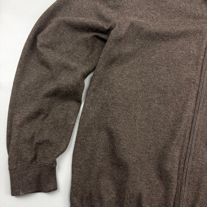 Brown Profuomo Zip Vest - Men XL - Very Good - Revaleur