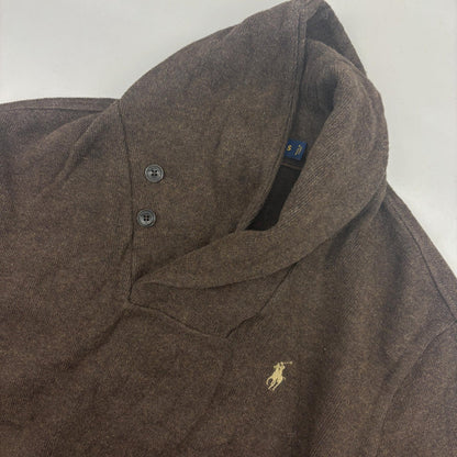 Brown Ralph Lauren Buttoned Sweater - Men S - Very Good - Revaleur
