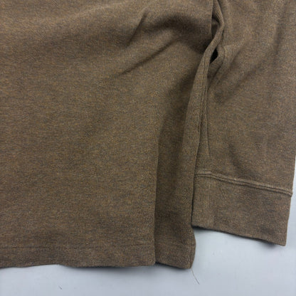 Brown Ralph Lauren Half Zip - Men L - Very Good - Revaleur