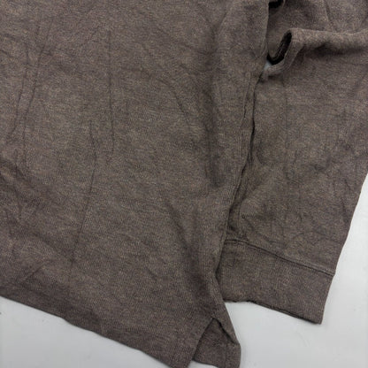 Brown Ralph Lauren Half Zip - Men M - Very Good - Revaleur