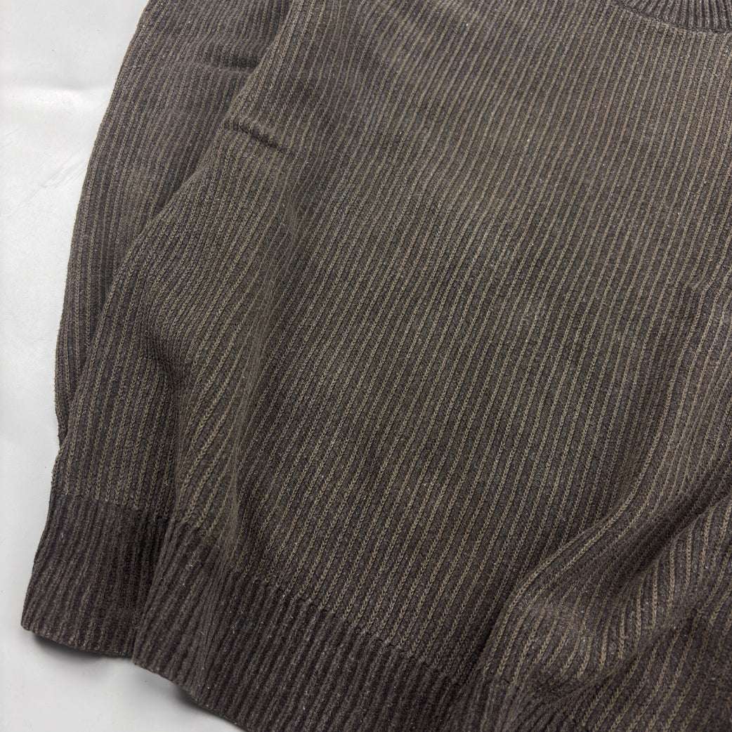 Brown Stone Island Knitted Sweater - M - New - Revaleur