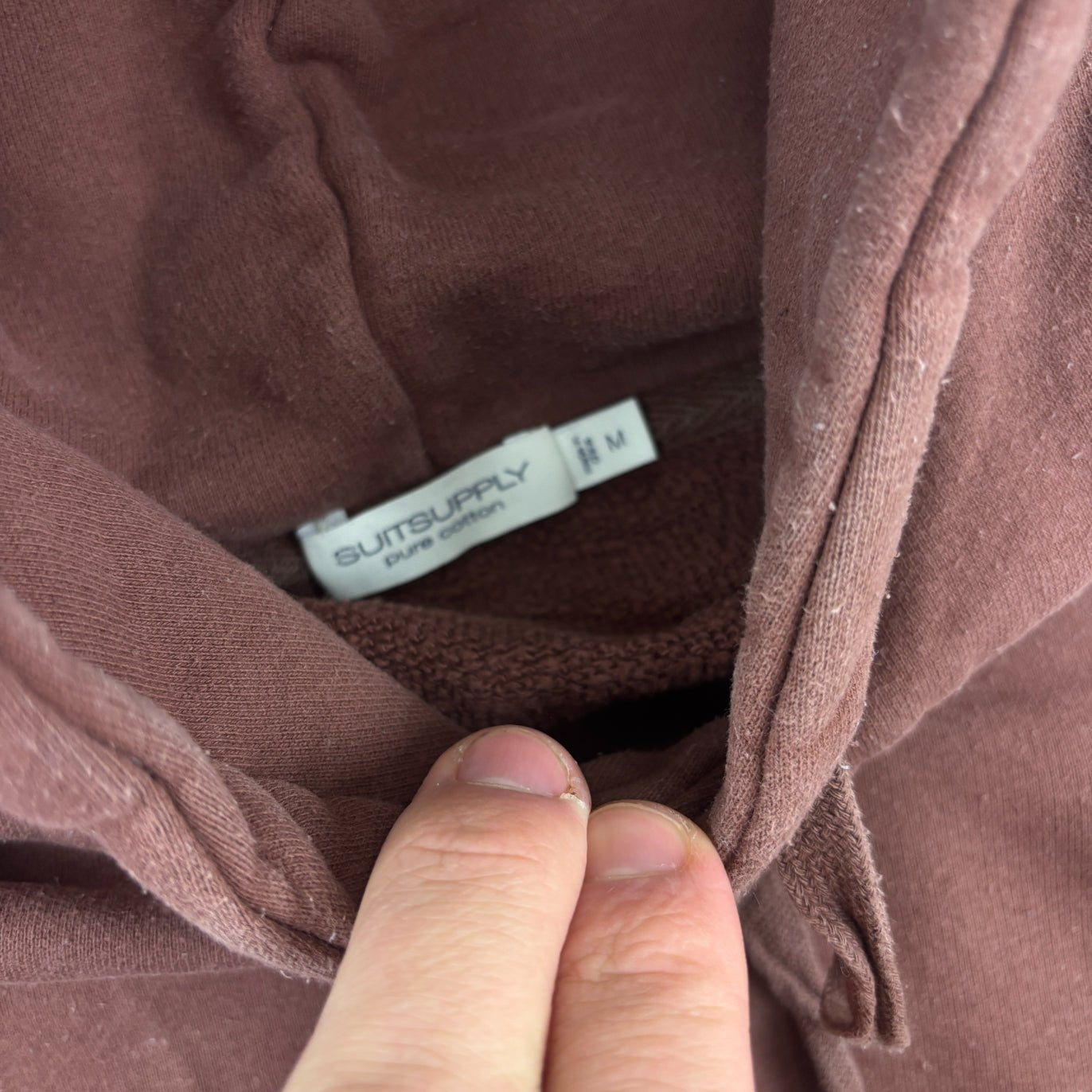 Brown Suitsupply Hoodie - Men M - Very Good - Revaleur