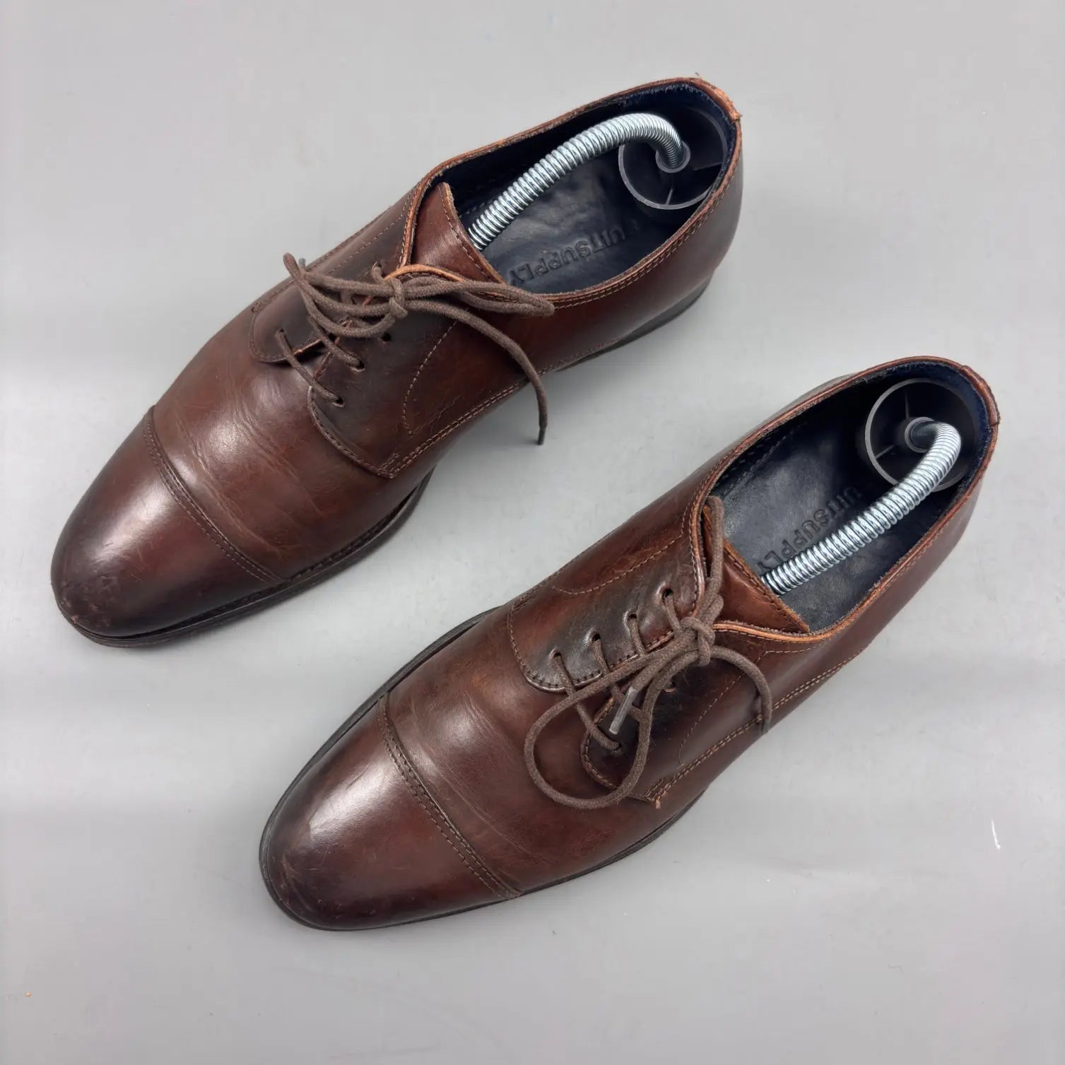 Brown Suitsupply Lace - Up City Shoes - S38 - Very Good - Revaleur