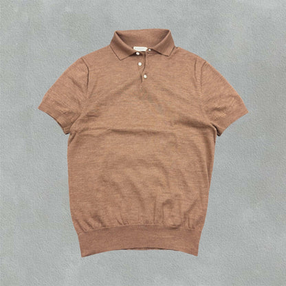 Brown Suitsupply Polo Shirt - L - Very Good - Revaleur