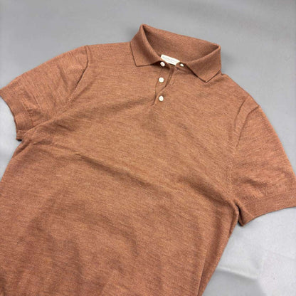 Brown Suitsupply Polo Shirt - L - Very Good - Revaleur