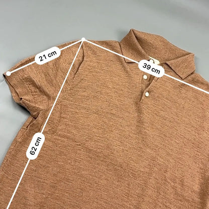 Brown Suitsupply Polo Shirt - L - Very Good - Revaleur