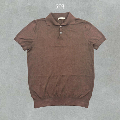 Brown Suitsupply Polo Shirt - M - Very Good - Revaleur