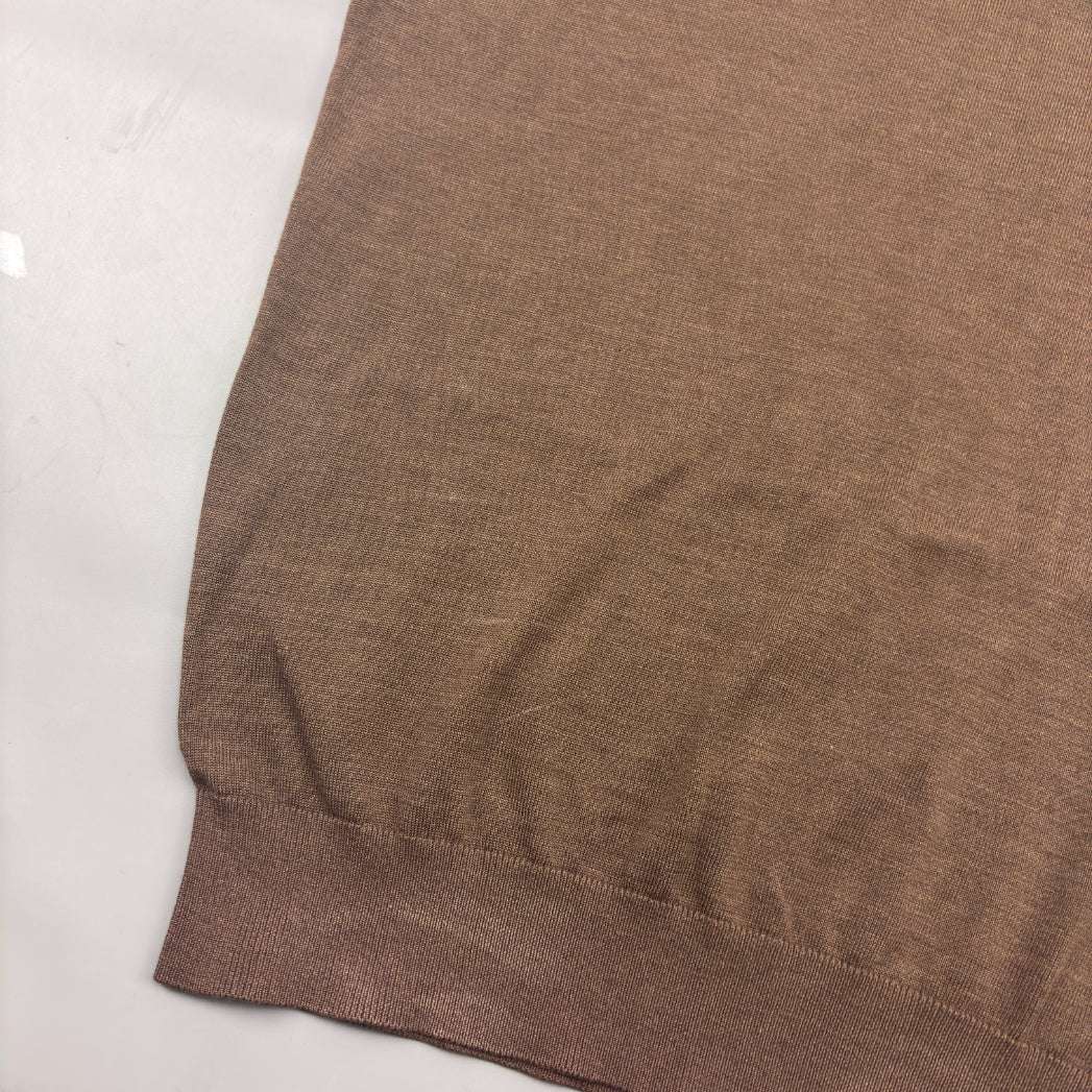 Brown Suitsupply Polo Shirt - M - Very Good - Revaleur