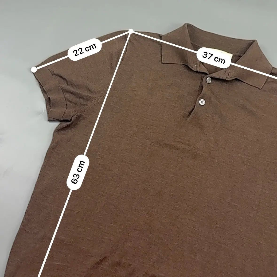 Brown Suitsupply Polo Shirt - M - Very Good - Revaleur